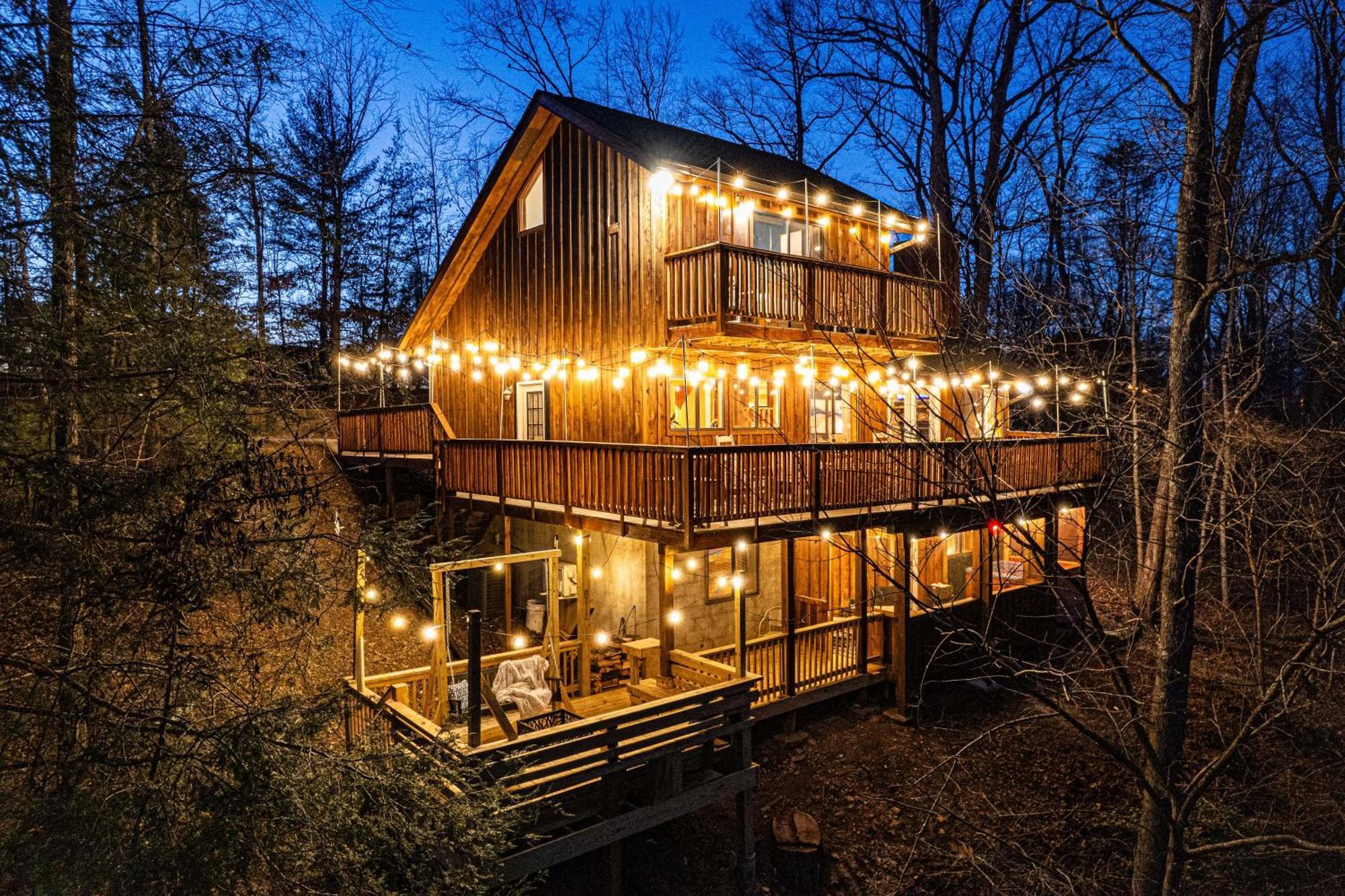 The Family Stone Luxe Cabin Sleeps 12 Hot Tub Dogfriendly Dollywood Pigeon Forge Buitenkant foto