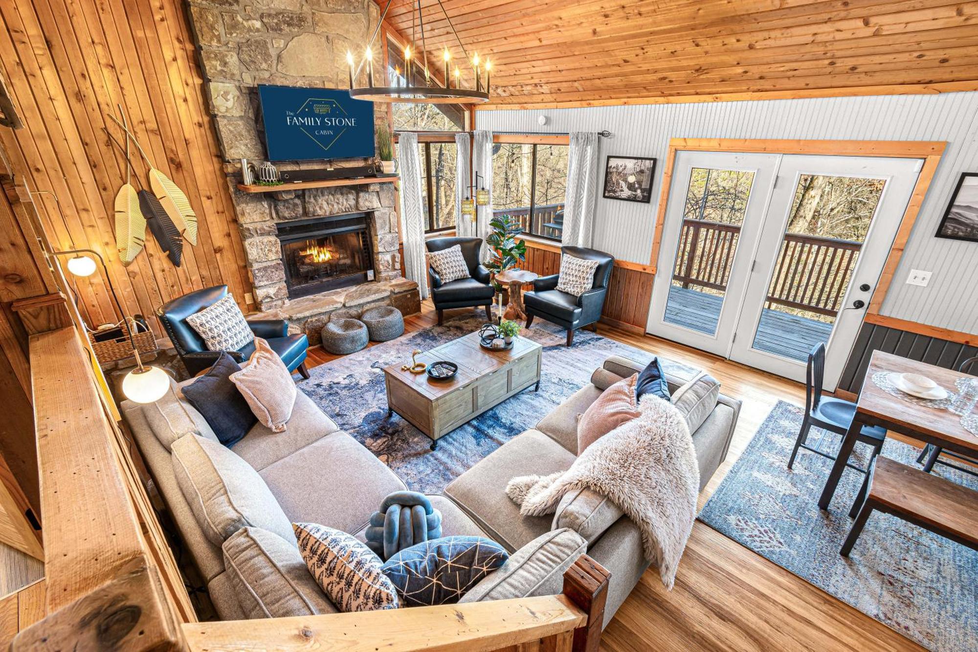 The Family Stone Luxe Cabin Sleeps 12 Hot Tub Dogfriendly Dollywood Pigeon Forge Buitenkant foto